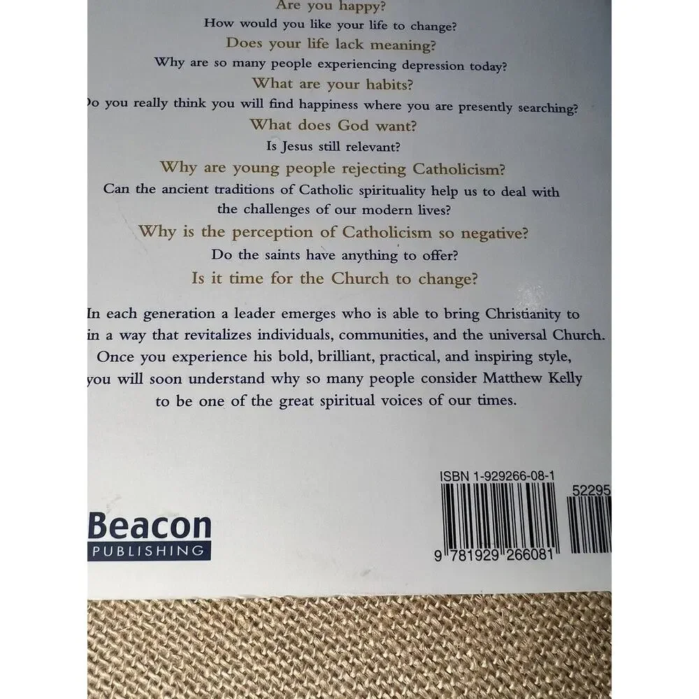 Rediscovering Catholicism by Matthew Kelly Soft Cover